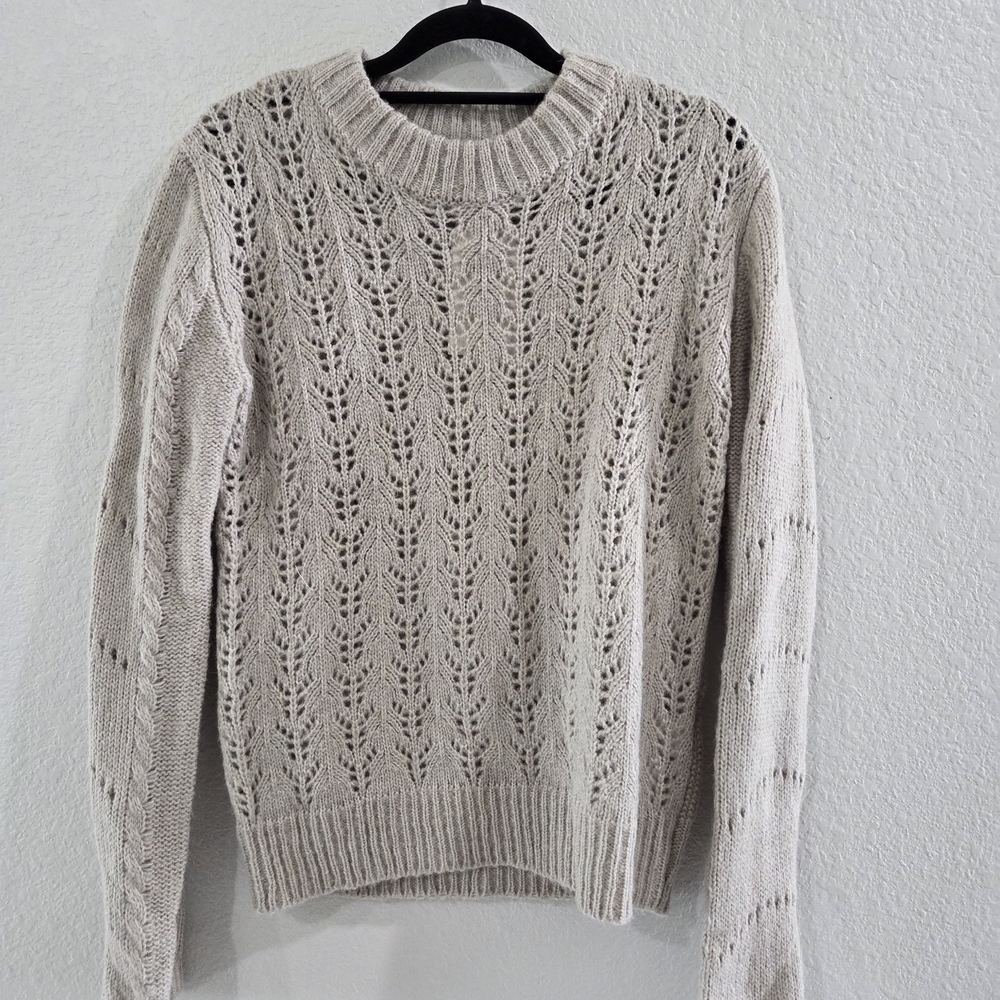 English Facotry Fuzzy Knit Sweater